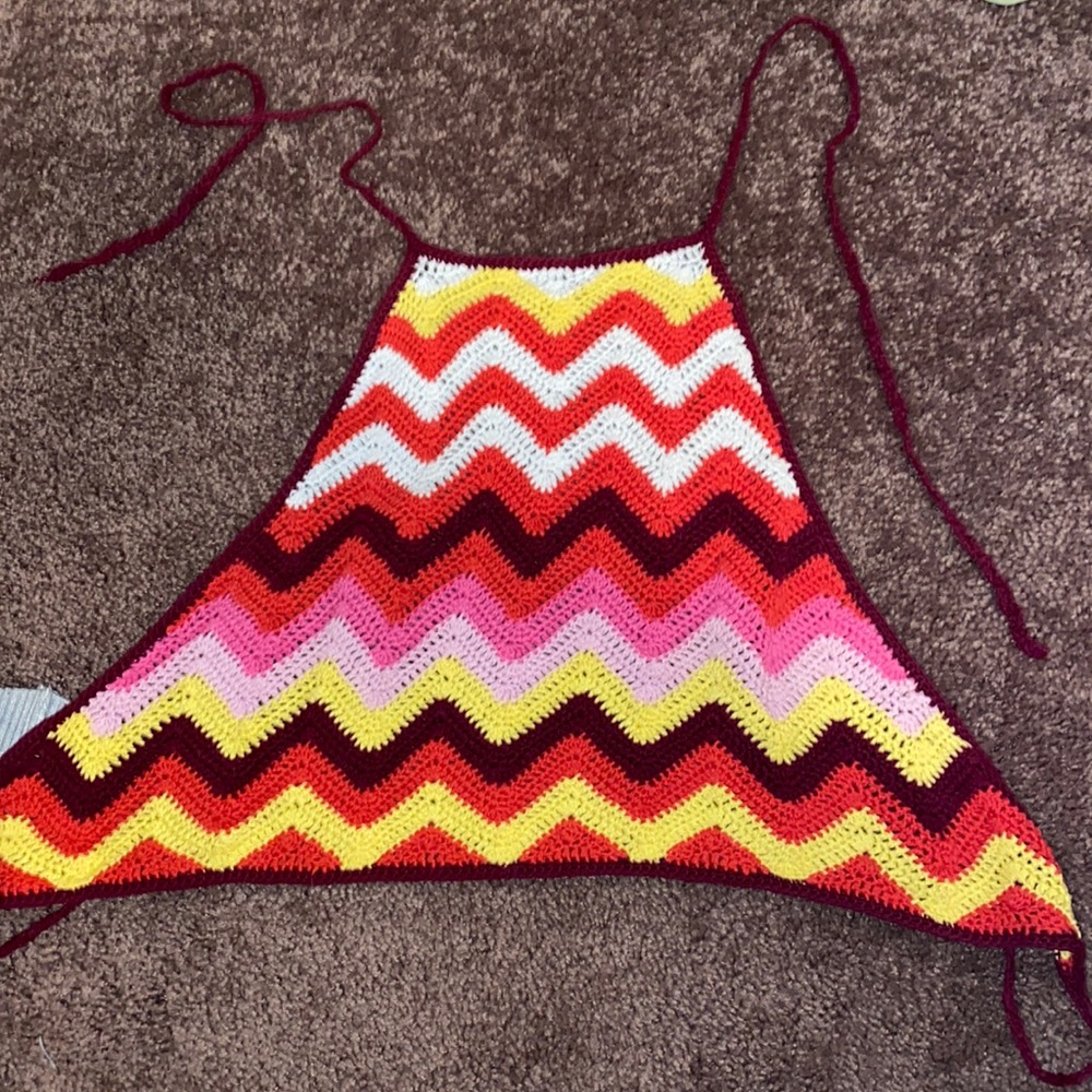Crochet halter